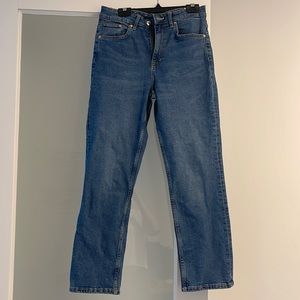 H&M Jeans - straight, high-waist, ankle length, size 6